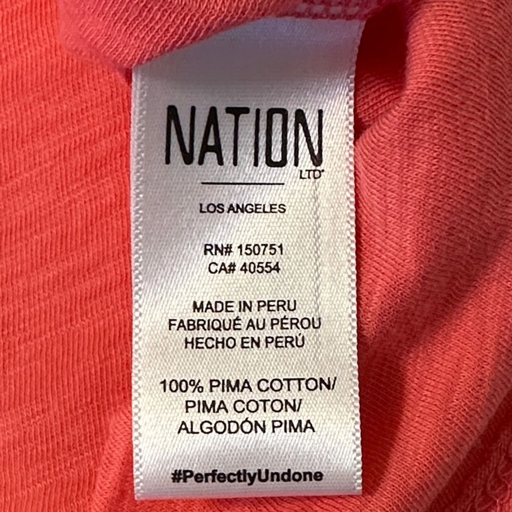 Nation LTD Women's Peach Puff Sleeve Top - Picture 8 of 9